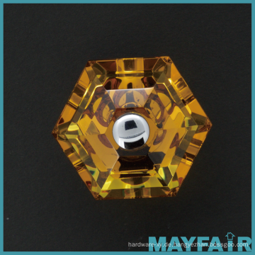 Cabinet Clear Hexagon Crystal Knob Für Schublade Pull